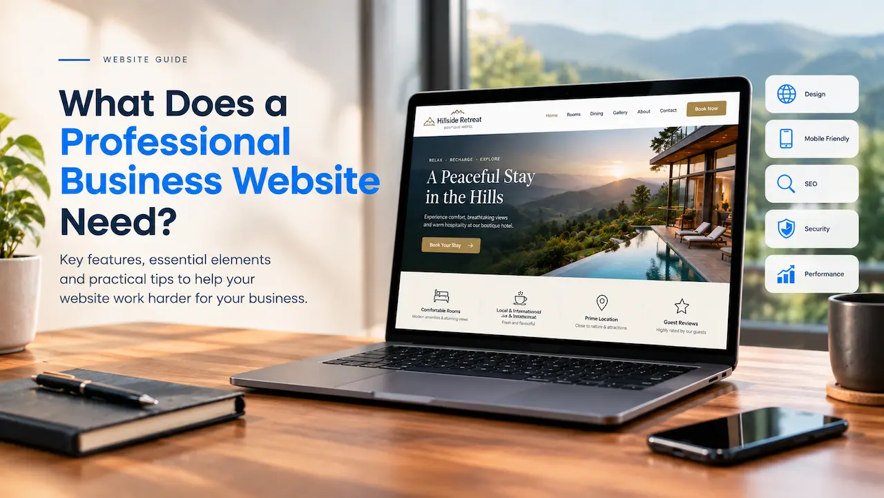 What Does a Professional Business Website Need?