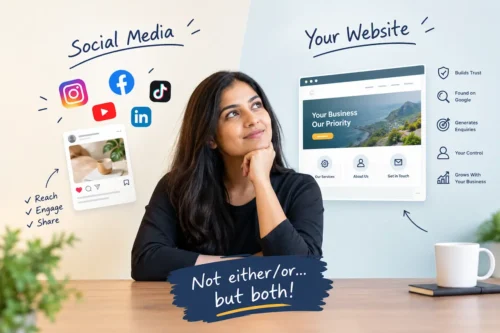 Website vs Social Media: Why Your Business Still Needs a Website